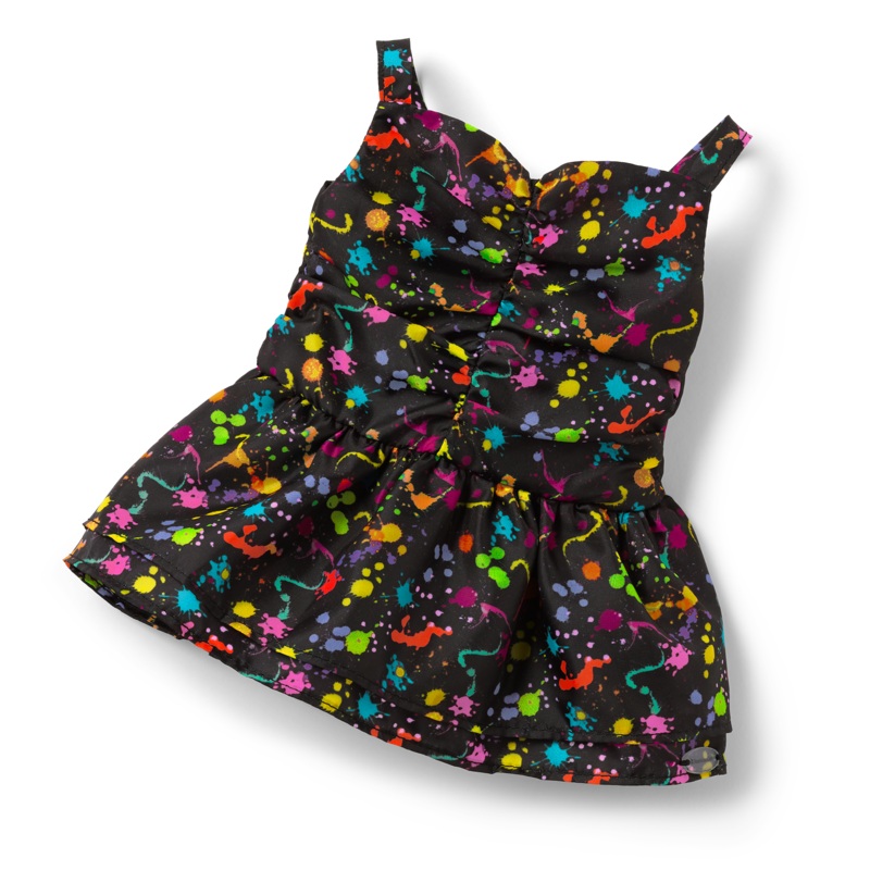 Courtney's Splatter Print Dress for 18-inch Dolls (Historical Characters)