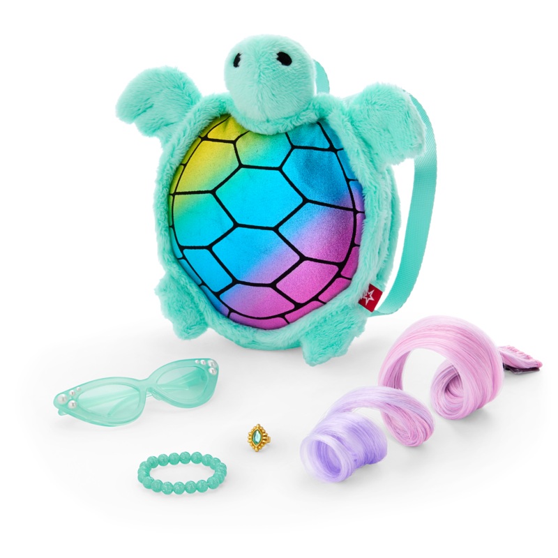 Shimmering Sea Turtle Backpack & Accessory Set for 18-inch Dolls