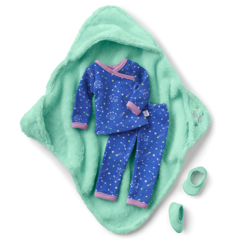 Starry Sky Pajamas for WellieWishers Dolls