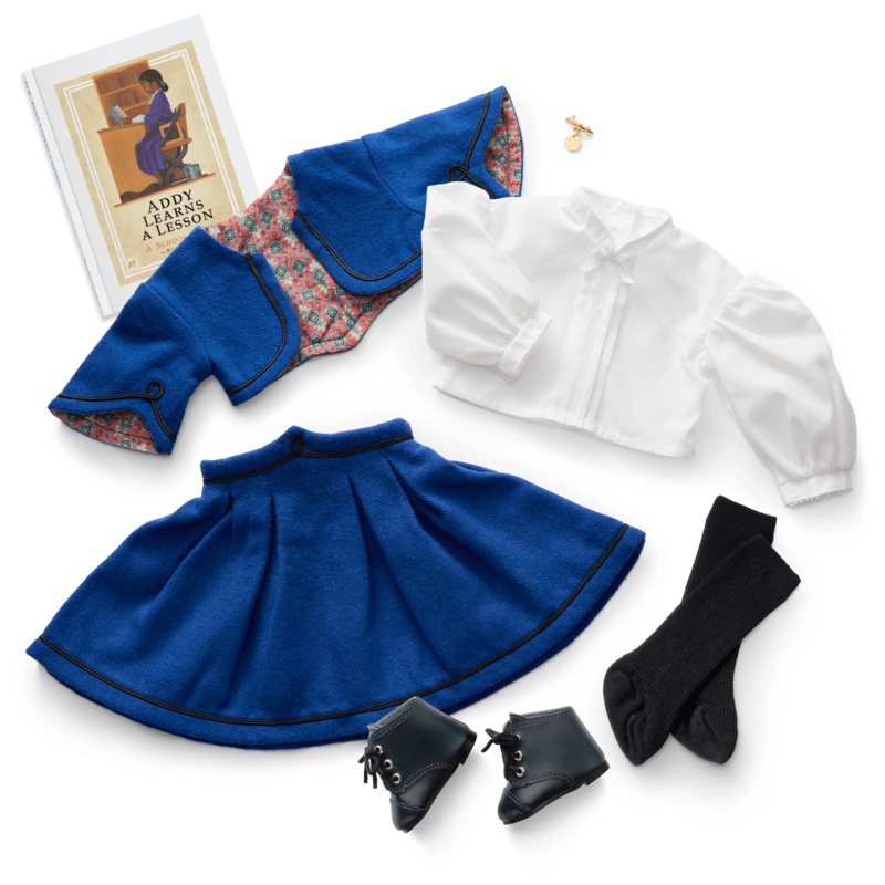 Addys School Outfit & Book (Historical Characters)
