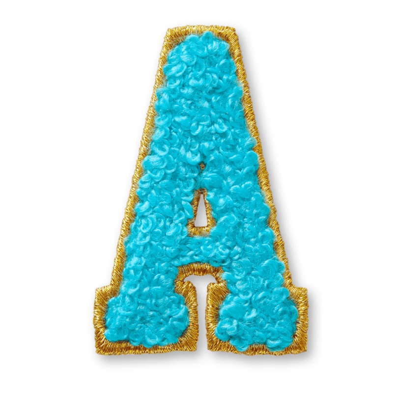 AG Letter A Stick-On Patch