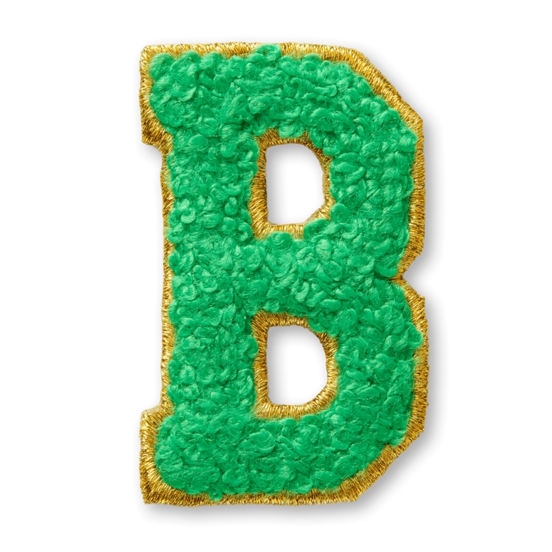 AG Letter B Stick-On Patch