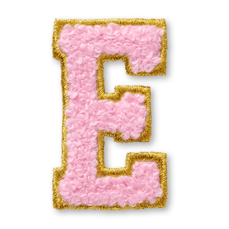 AG Letter E Stick-On Patch