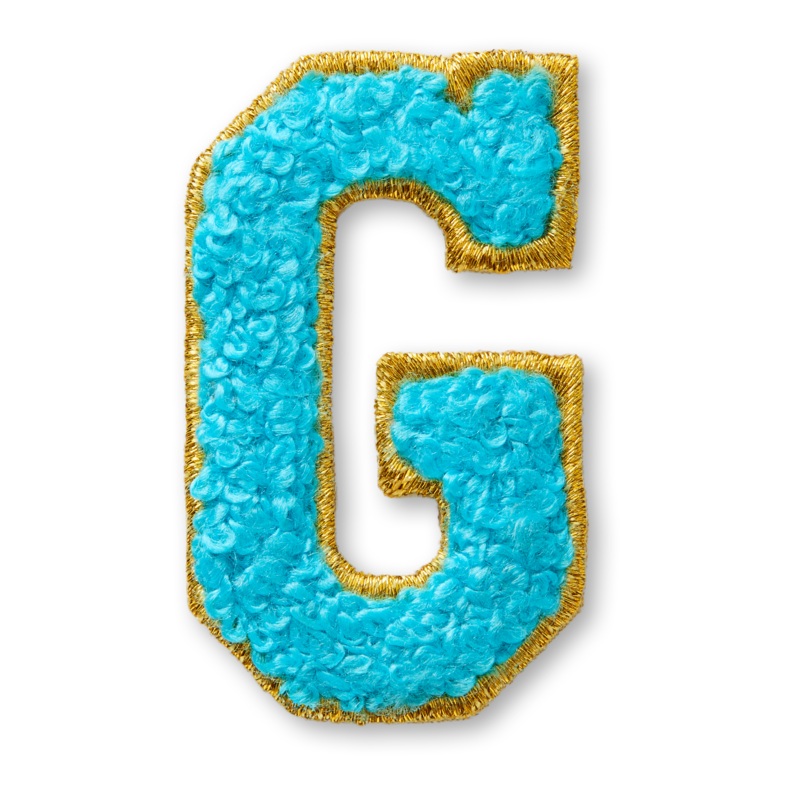 AG Letter G Stick-On Patch