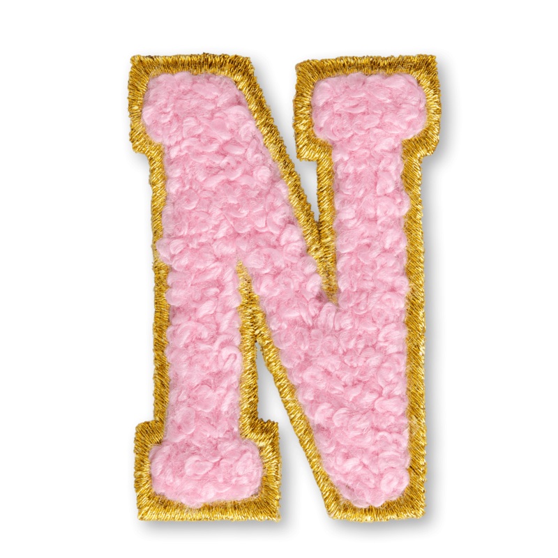AG Letter N Stick-On Patch