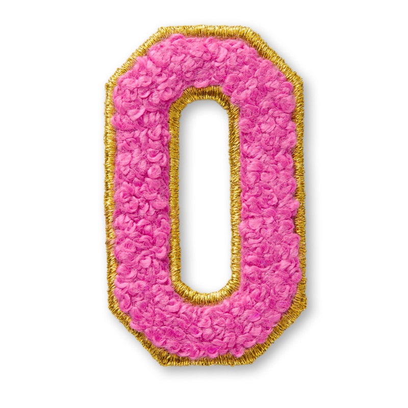 AG Letter O Stick-On Patch