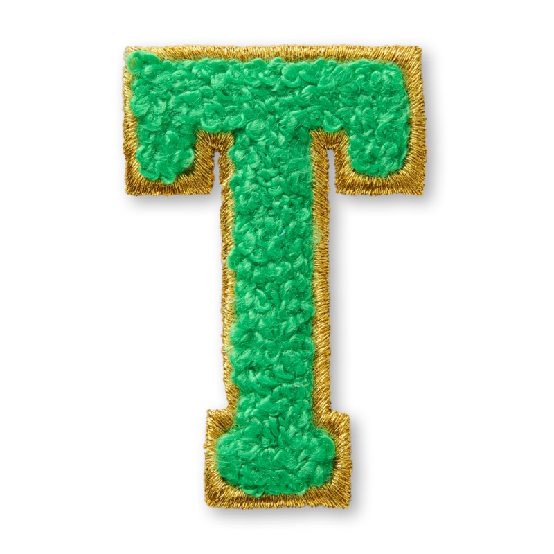 AG Letter T Stick-On Patch