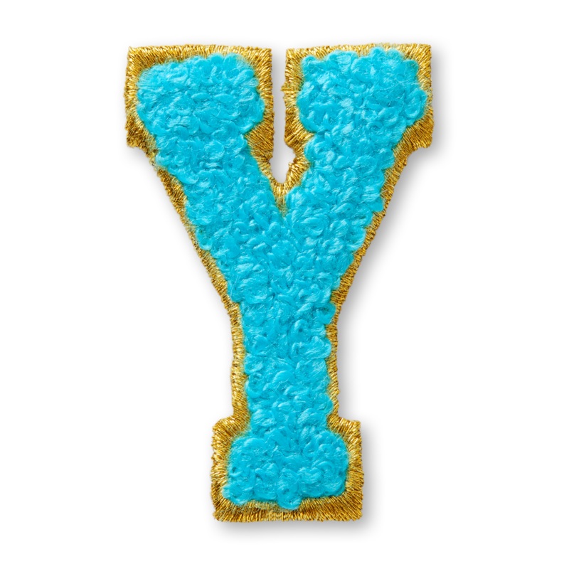 AG Letter Y Stick-On Patch