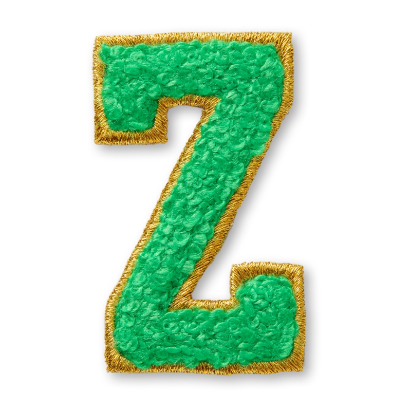AG Letter Z Stick-On Patch