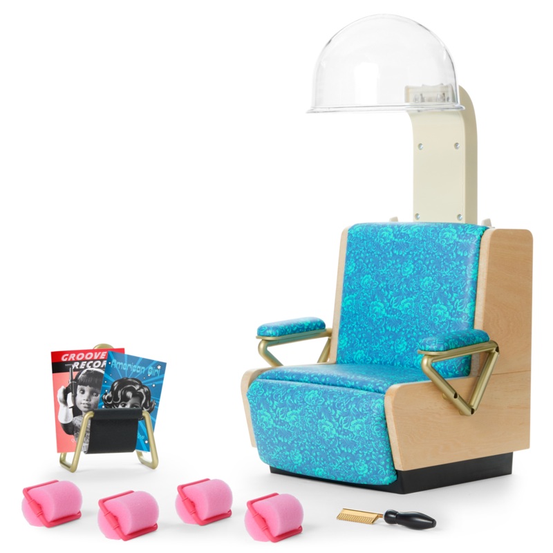 Melodys Salon Chair & Accessories for 18-inch Dolls (Historical Characters)