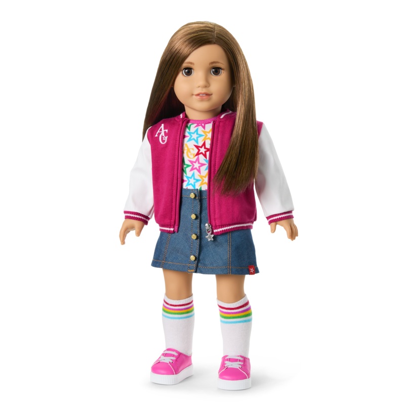 Truly Me 18-inch Doll #107 with straight brown hair