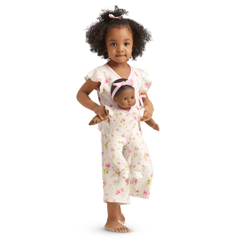 Beautiful Blooms Pajamas for Little Girls & Bitty Baby Dolls