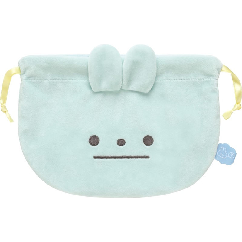 San-X Pokantotan Plush Drawstring Bag - Cute and Soft Portable Accessory