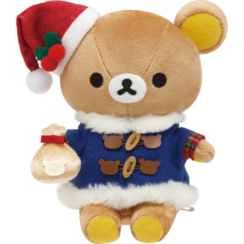 San-X Rilakkuma Christmas Plush Toy Mo27601 - Festive and Cuddly