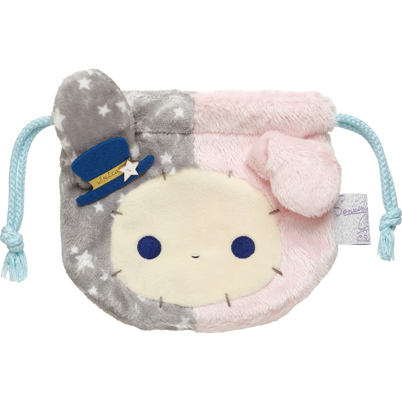 San-X Sentimental Circus Spica Rainbow Sky Plush Mini Drawstring Bag Ca37402