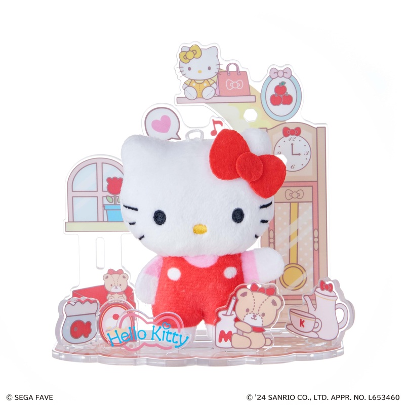 Sega Fave Acrylic Hello Kitty Plushie Sanrio Character Collectible
