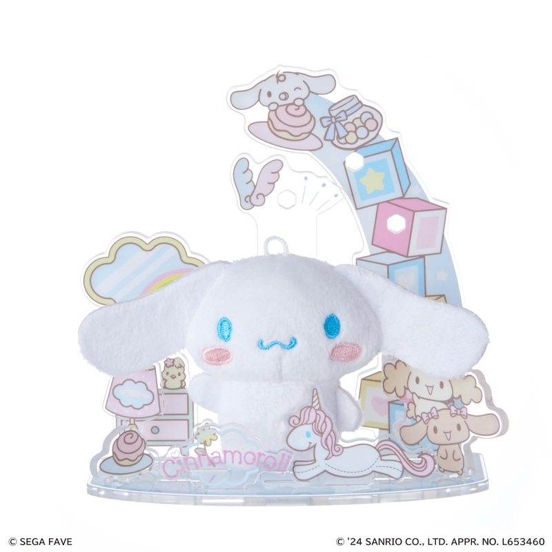 Sega Fave Acrylic Plush Sanrio Cinnamoroll - Soft Collectible Toy