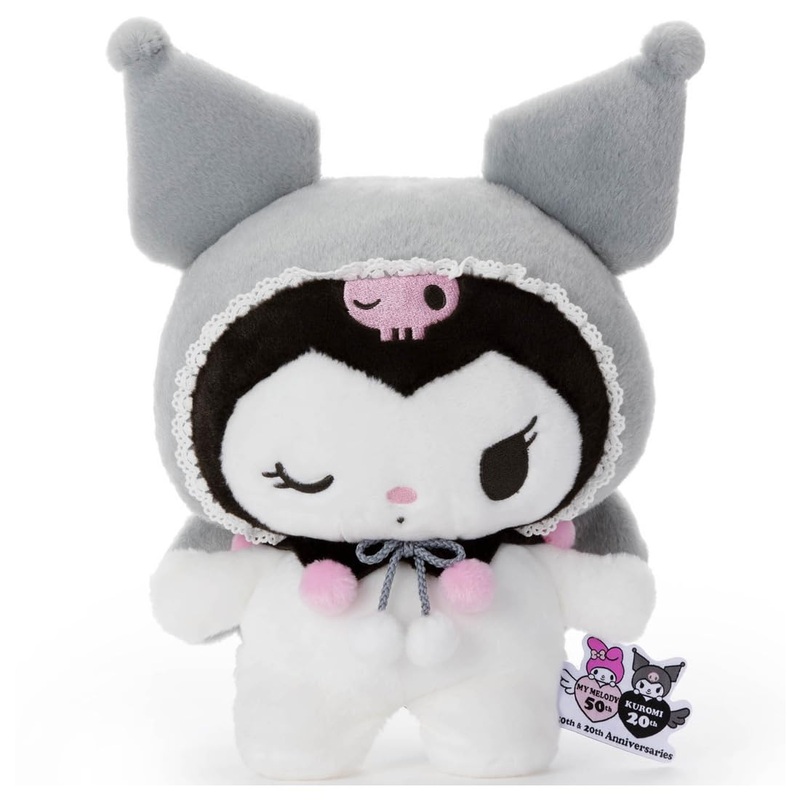Takara Tomy Arts Sanrio Pyokorin Kuromi 20th Anniversary Plush Japan Edition