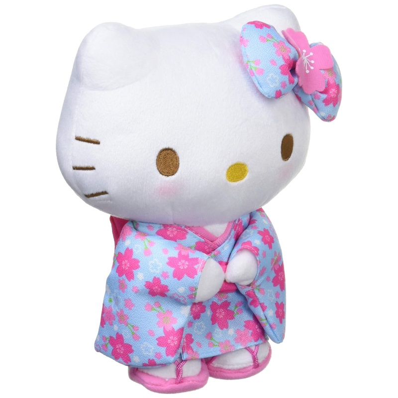 Hello Kitty Sakura Kimono Plush Toy S Size 098467-17 - Nakajima Corp
