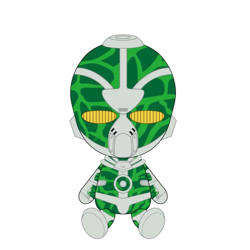 Bandai Jojo Hierophant Green Chibi Plush Doll Japan Exclusive Plushie