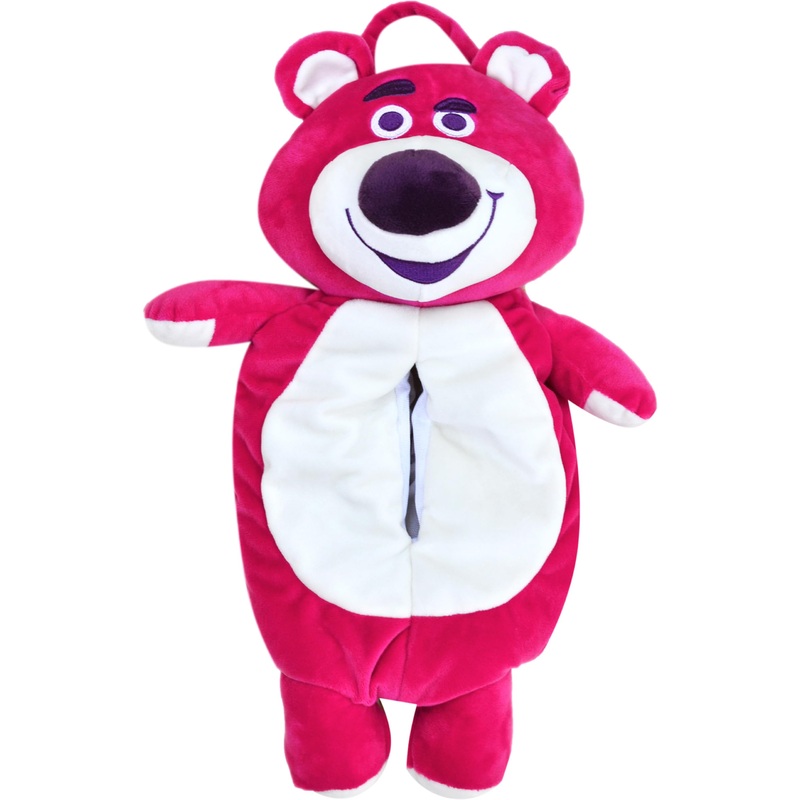 Moripilo Toy Story Lotso Pink 45cm Plush Tissue Case Wall Hanging Car