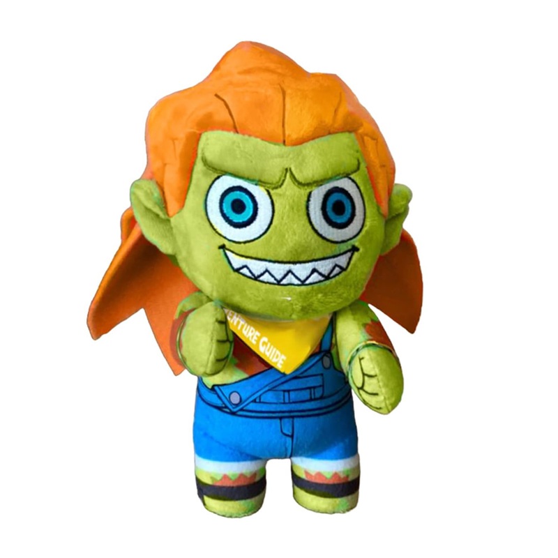 Capcom Street Fighter 6 Blanka Deformed Plush Toy Collectible