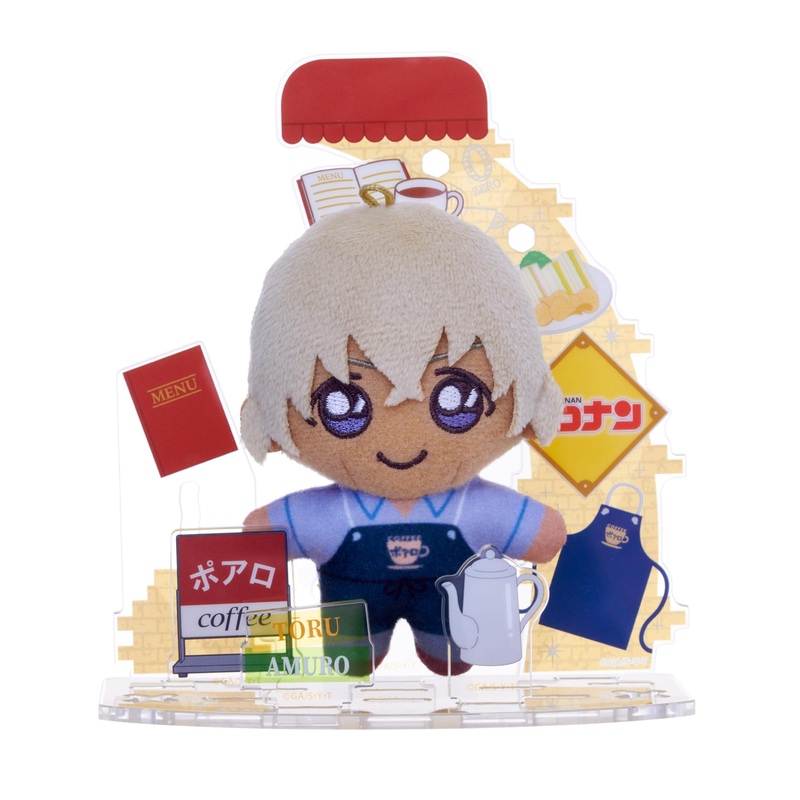 Sega Fave Acrylic Detective Conan Amuro Toru Plush Toy High-Quality Soft