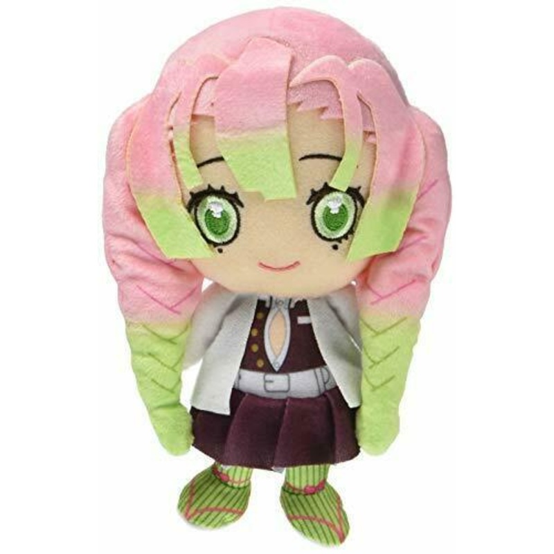 Demon Slayer Kimetsu No Yaiba Chibi Plush Doll Stuffed Toy Mitsuri Kanroji