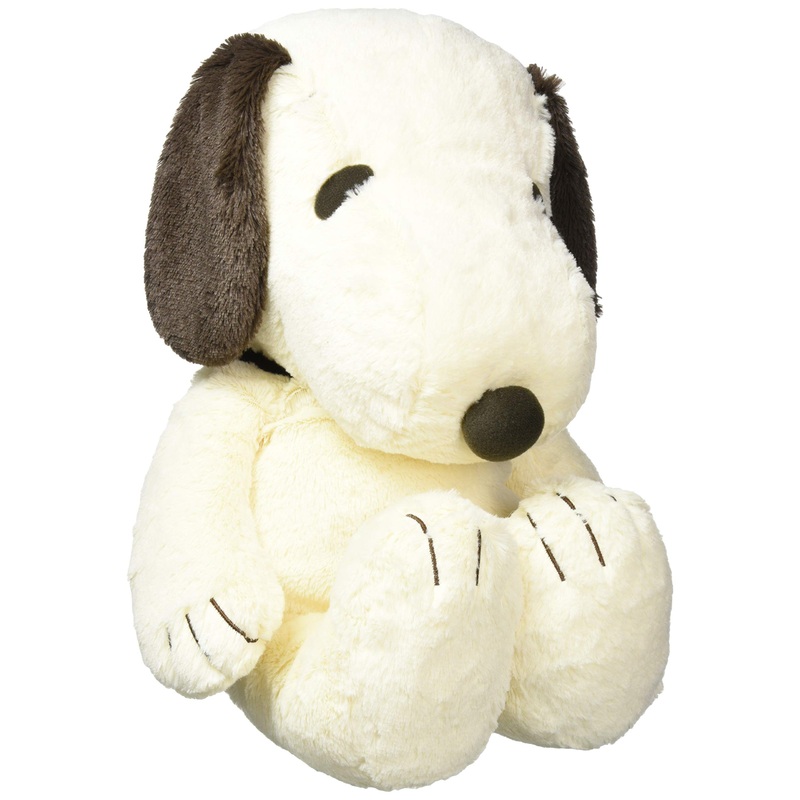 Nakajima Plush Doll Hug Hug Snoopy Mocha L