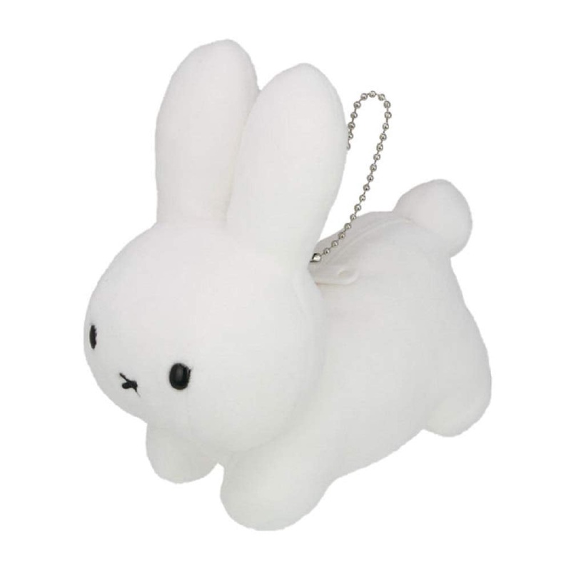 Sekiguchi Bruna Family Rabbit Pass Case Polyester Approx. 12.5cm Height