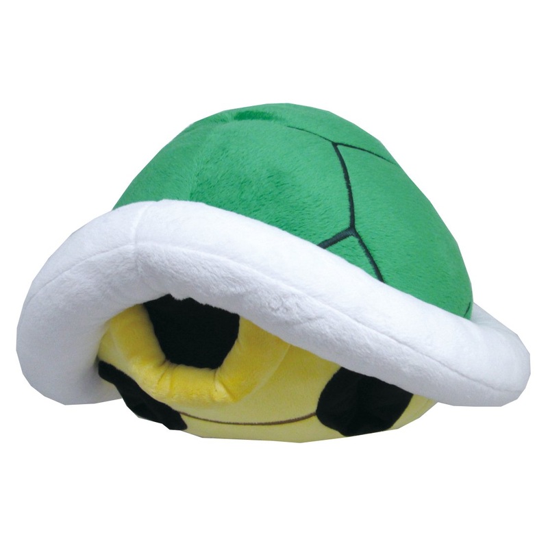Sanei Trading Super Mario Miscellaneous Goods Item Cushion (Midori Koura) Height 24Cm