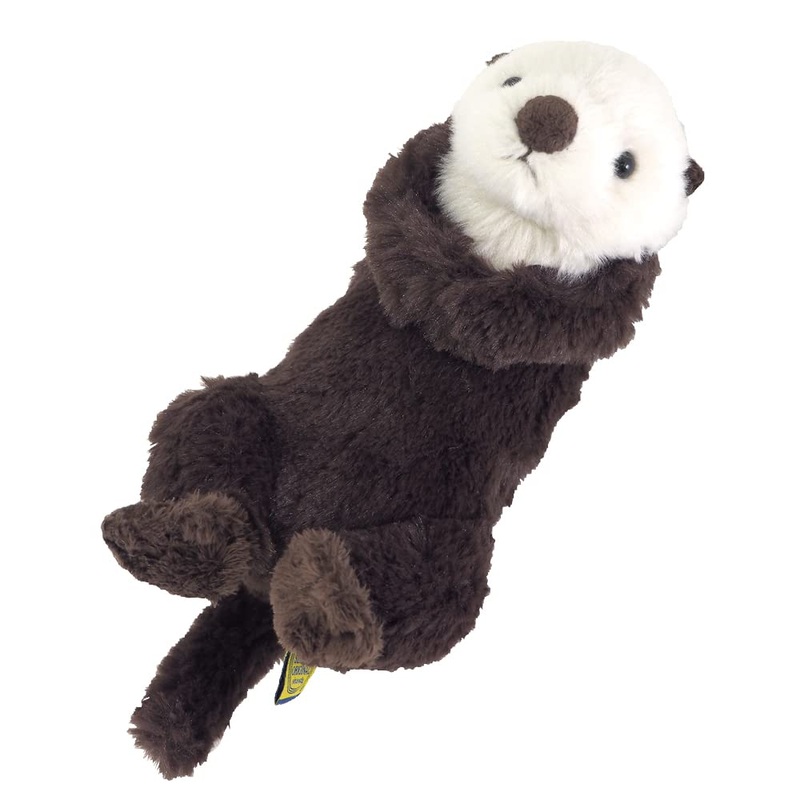 SunLemon Fluffies Stuffed Toy Otter P-8542