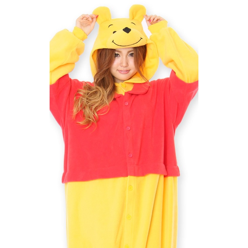 Sazac Fleece Kigurumi Winnie Pooh