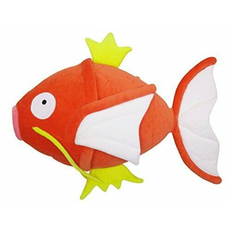 Sanei Pokemon All Star Collection Fuwafuwa Cushion Pz22 Magikarp Plush15.5