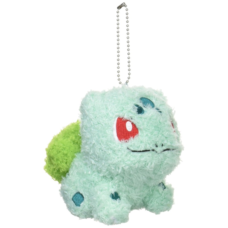 SEKIGUCHI Pokemon Fluffy Mascot Plush Doll Bulbasaur