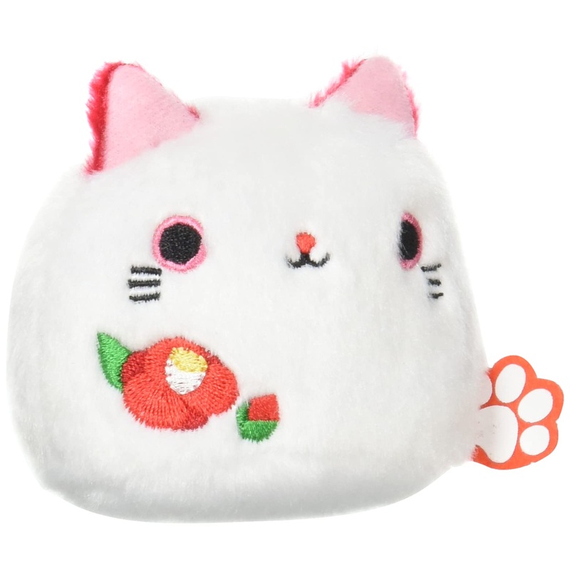 SAN-EI Plush Doll Flower Neko Dango Camellia