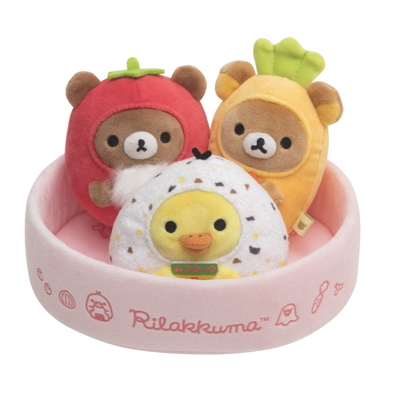 SAN-X Rilakkuma Bento Box Plush Set