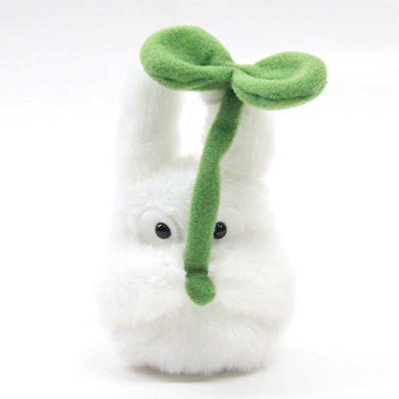Sun Arrow Studio Ghibli My Neighbor Totoro White Totoro With Leaf Totoro Plush Toy In Japan