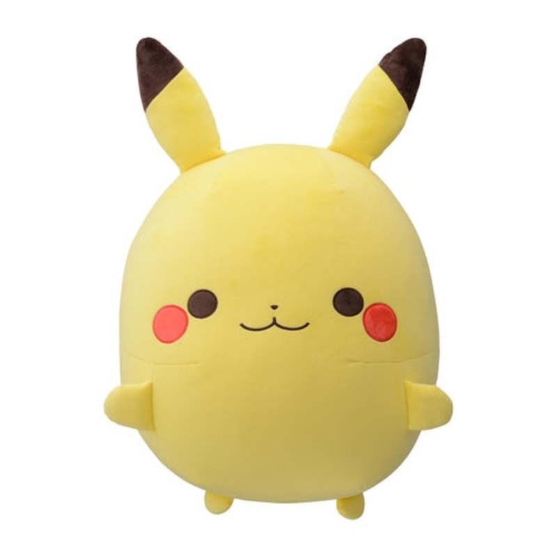 Pokemon Center Original Big Plush Bead Cushion Mugyutto Pikachu