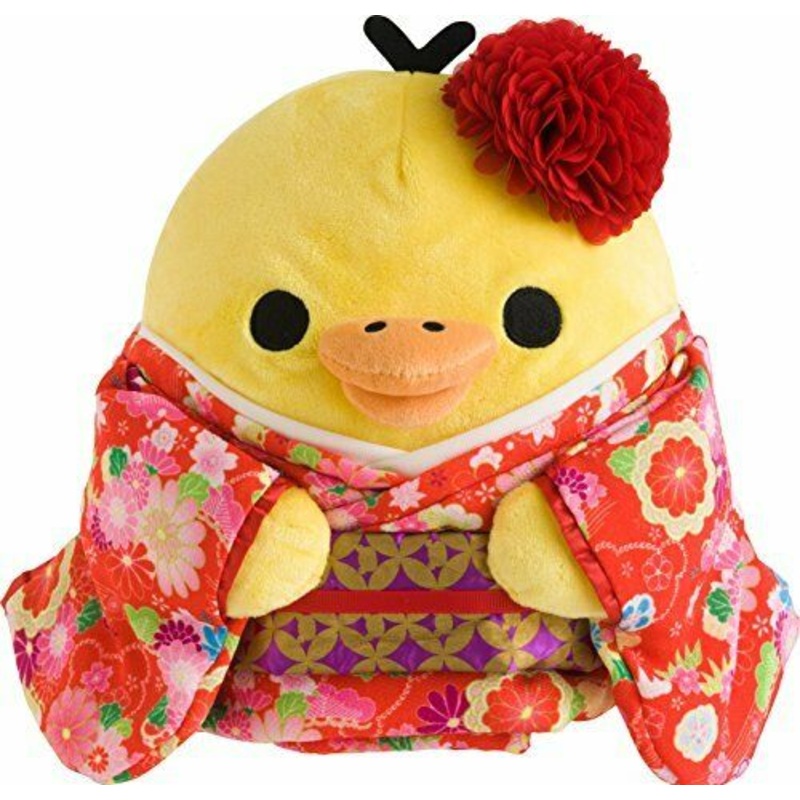 Rilakkuma Kimono Plush Toy Medium Kiiroitori Mr88901 San-x 2016