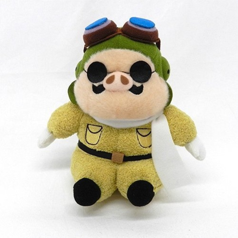 Sun Arrow Studio Ghibli Porco Rosso Stuffed Toy 16cm Ghibli Character Plush Toy