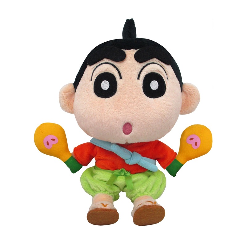 SAN-EI Sn27 Crayon Shinchan Plush Doll Transform Shincahn Maracas Tjn