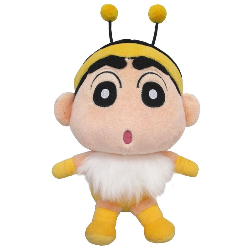 SAN-EI - Sn28 Crayon Shinchan Plush Doll Transform Shinchan Honey Bee Tjn