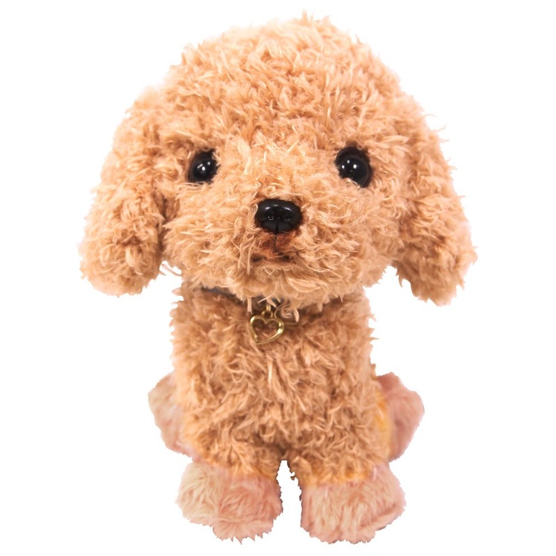 SUNLEMON Plush Doll Pups! Toy Poodle Beige S Size Tjn
