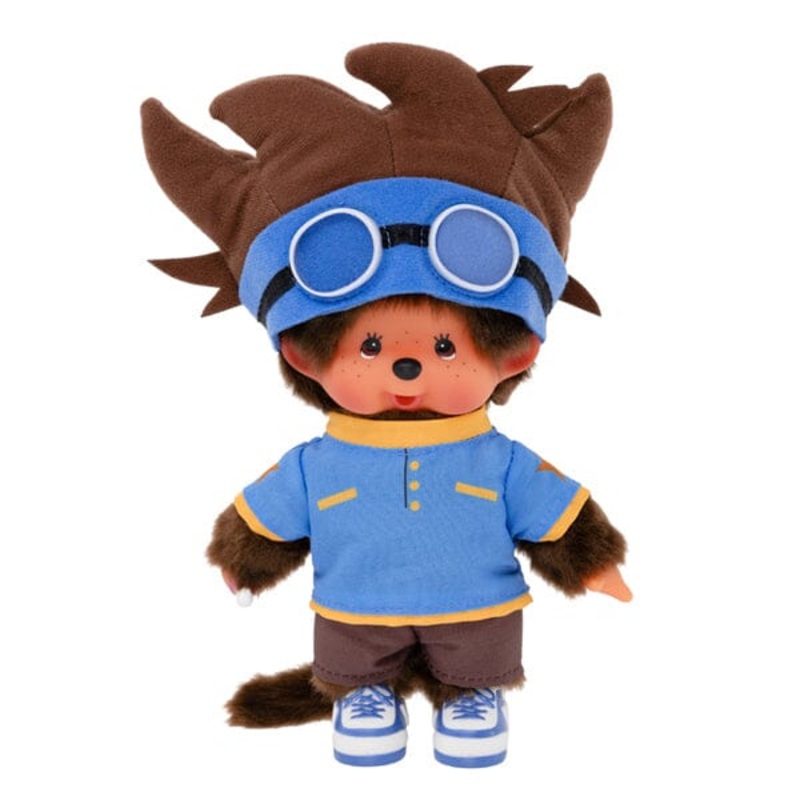 Taichi Plush Digimon x Monchhichi Anniversary Collaboration - Digimon Adventure