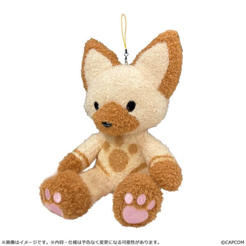 Felyne Teddy Bear Plush - Monster Hunter Wilds