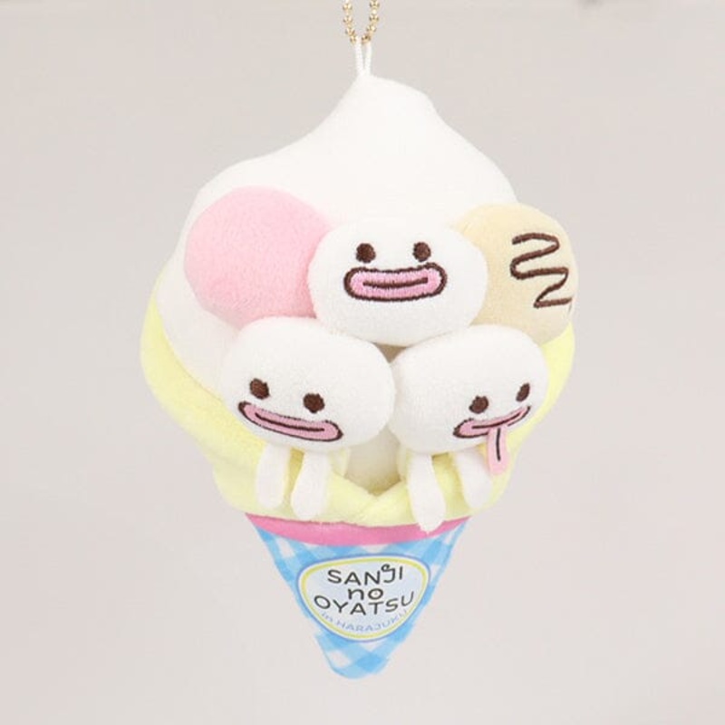 Ice Cream Crpe Perona's Ghost Mascot Plush Keychain - SANJI no OYATSU