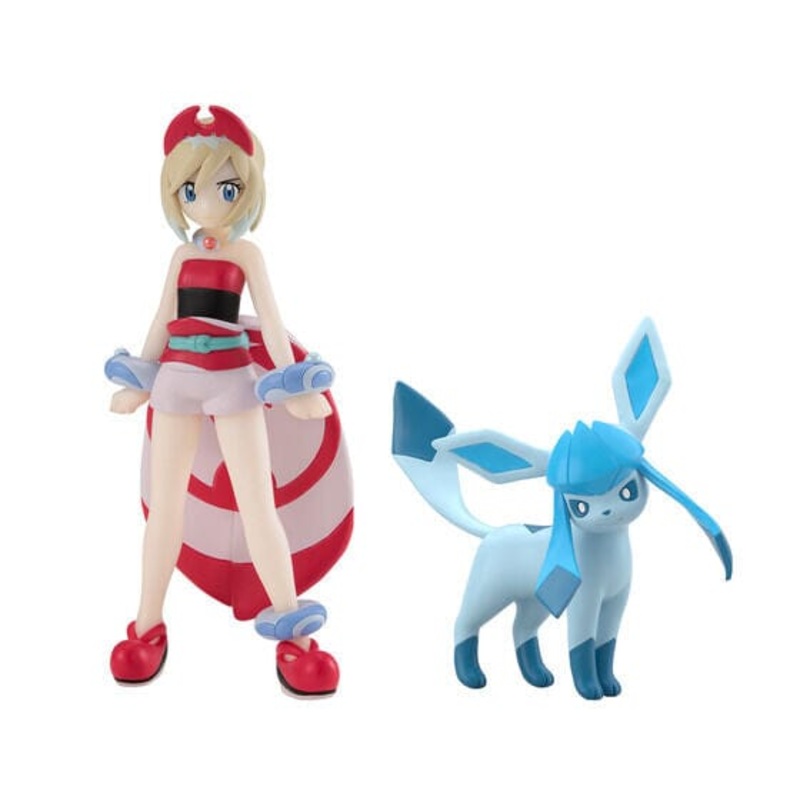 Irida & Glaceon Pokmon Scale World Figure Hisui Region