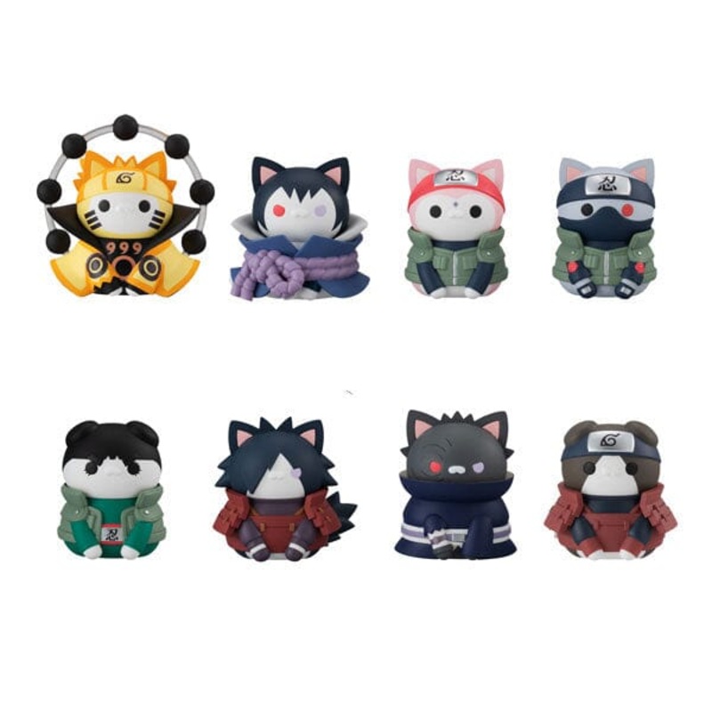 MEGA CAT PROJECT Figure Nyaruto! LAST BATTLE Edition - NARUTO Shippuden (8Pcs/BOX)