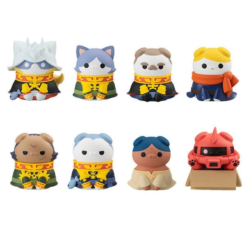 Mobile Suit Gundam MEGA CAT PROJECT Figure Gundam Mobile Suit Nyandam Zeon Army Nya! (8Pcs/BOX)